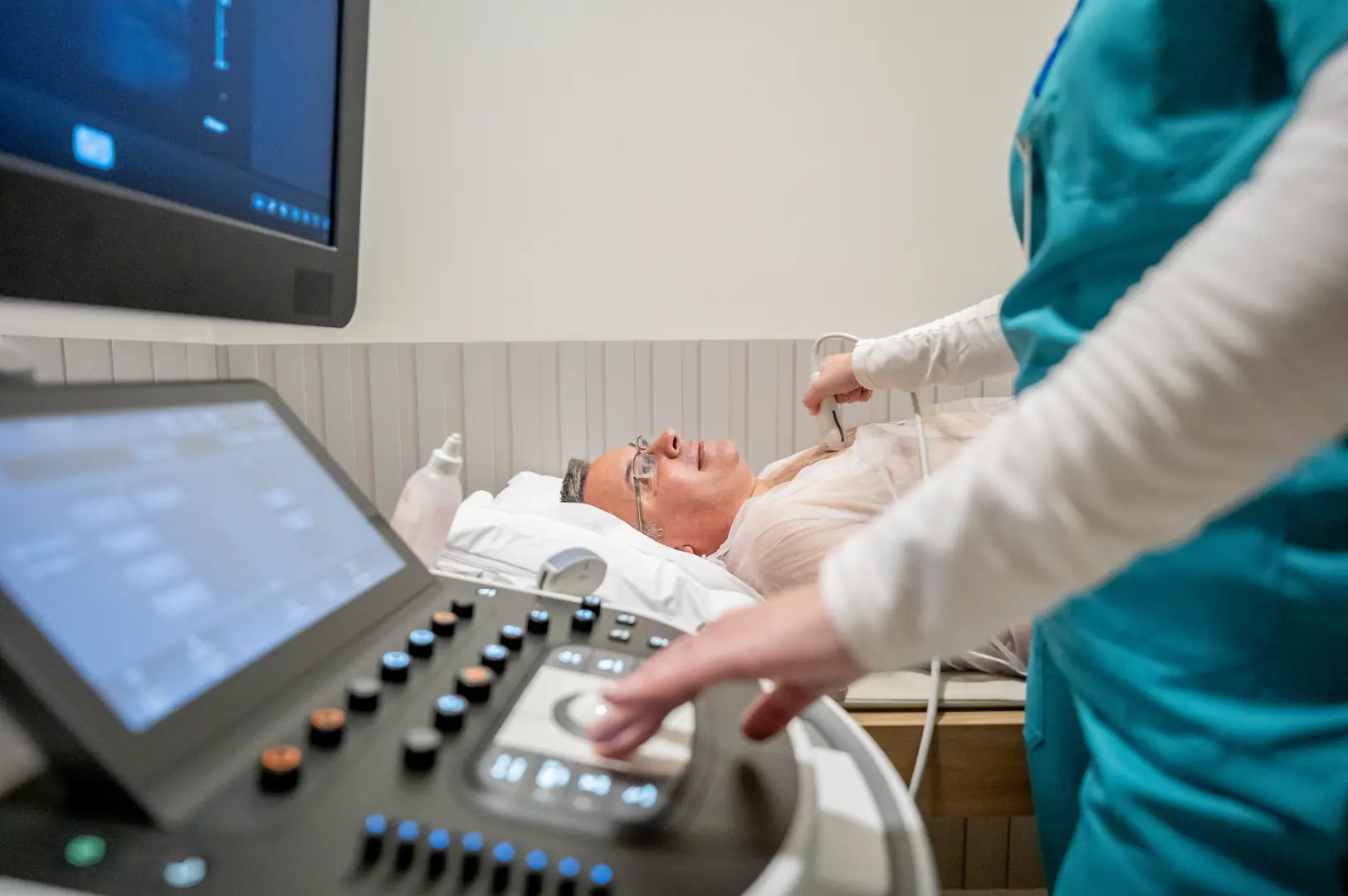 An echocardiogram examination at Excelsia.