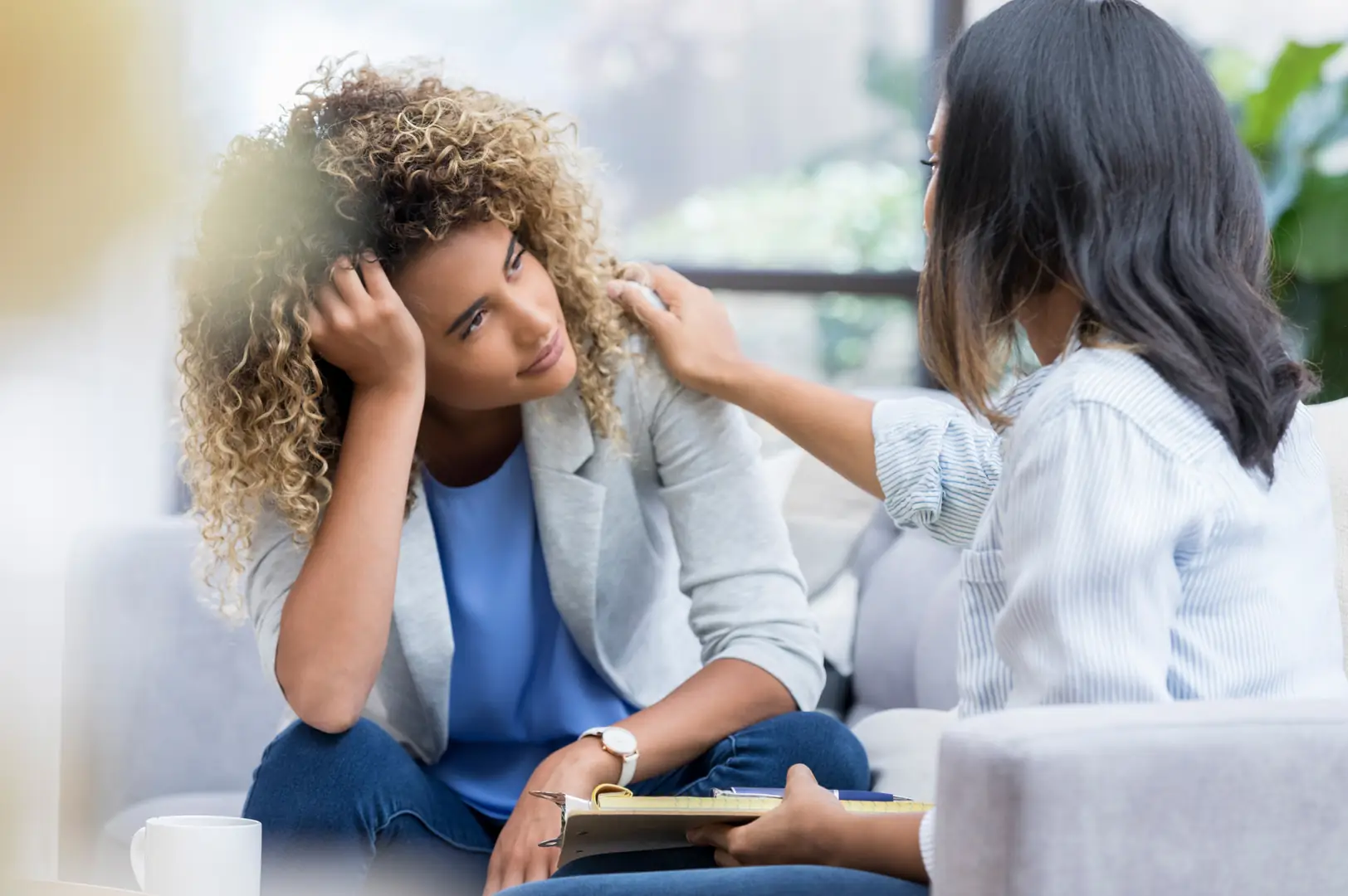 A mental health consulting space at an SMSG centre.