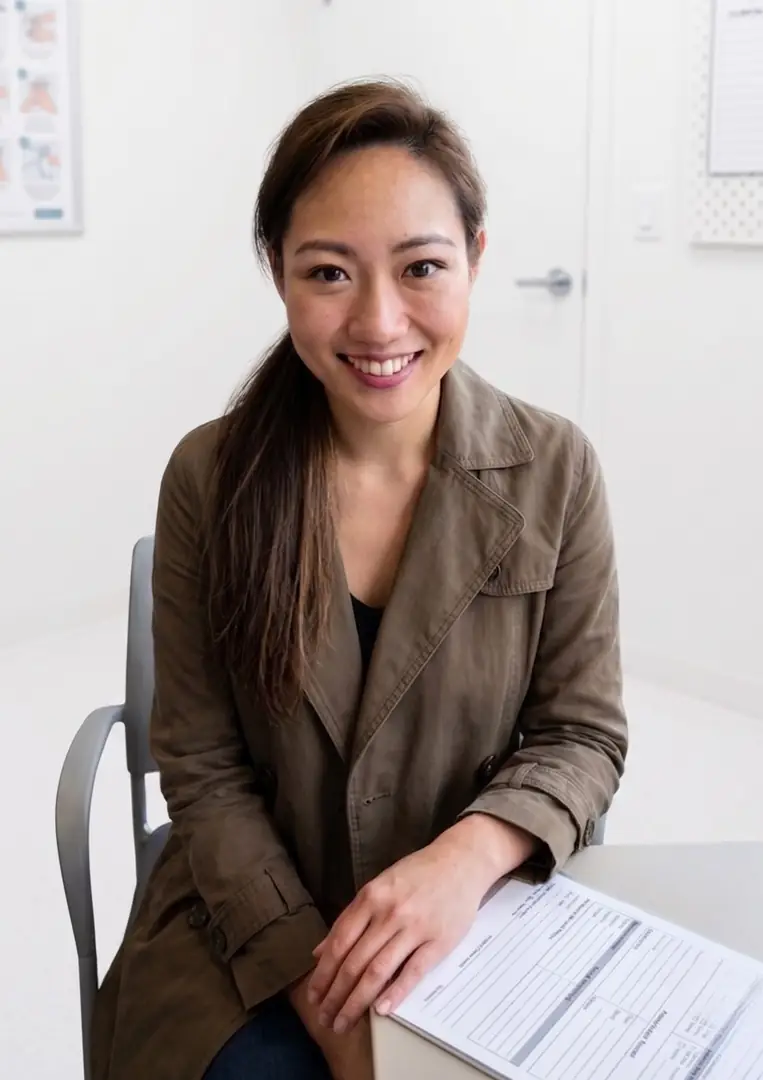 Portrait of Dr Eileen Phuah, MBBS, DCH, DRANZCOG, CertSexual Health, FRACGP, at SMSG