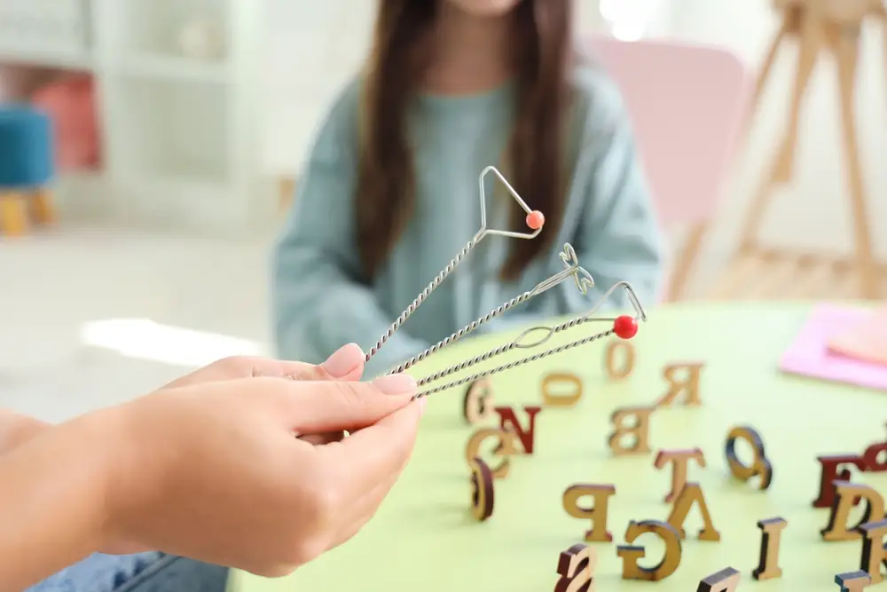 A speech pathology session at Kids' Dr.