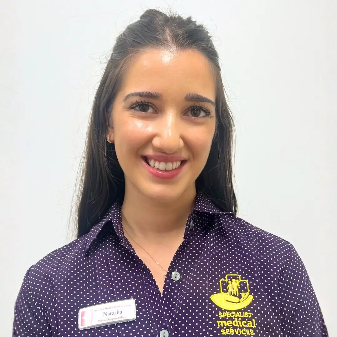 Natasha, Patient Support Officer at SMSG